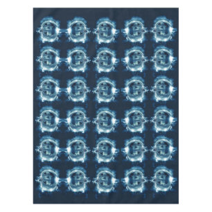 Nappe Halloween Parti mal bleu Citrouille Horreur