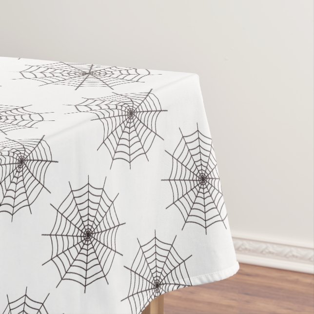 Nappe Halloween, Spider Web, Tricoter Ou Traiter, Boo (In Situ)