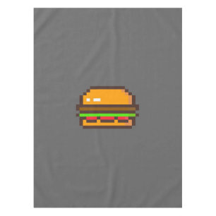 Nappe Hamburger Pixel Art Blanket