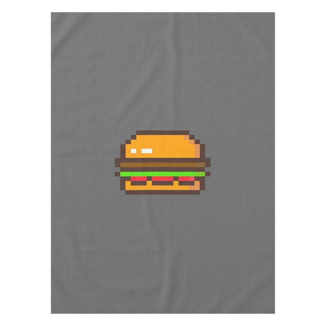 Nappe Hamburger Pixel Art Blanket (Devant)