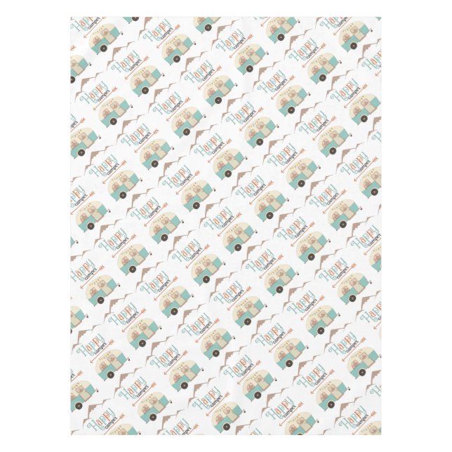 Nappe HAPPER CAMPER mignon Retro RV (Devant)