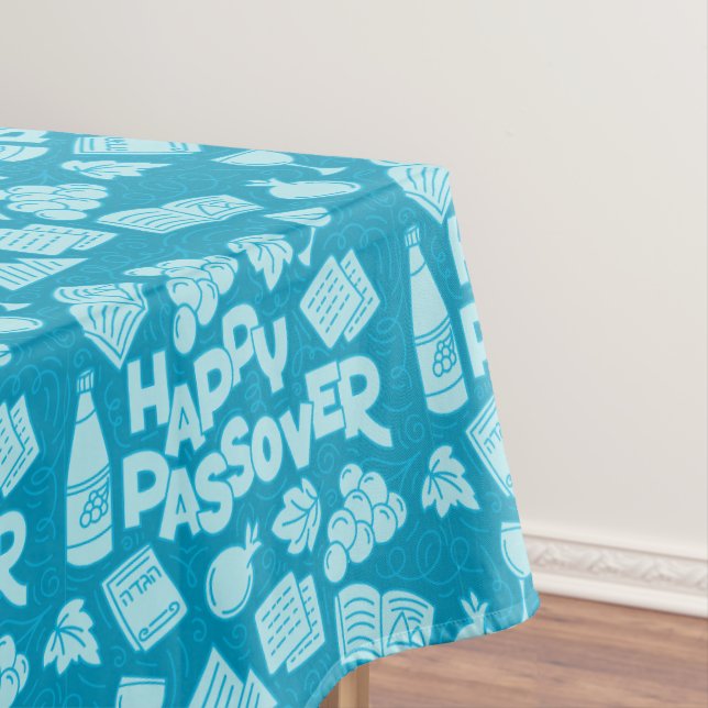 Nappe Happy Passover Tablecloth (In Situ)