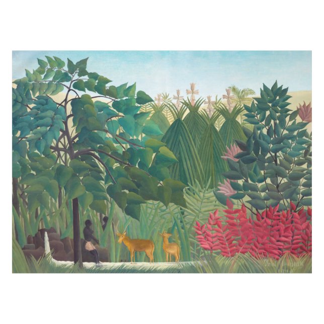 Nappe Henri Rousseau - La cascade (Devant (Horizontal))