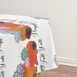 Nappe Heureux citrouille d'automne