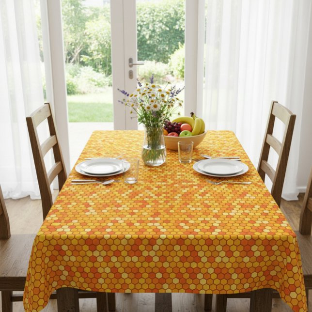 Nappe Hexagonale À Thème D'Abeille (Créateur téléchargé)