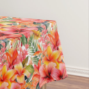 Nappe Hibiscus des fleurs tropicales