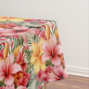 Nappe Hibiscus des fleurs tropicales