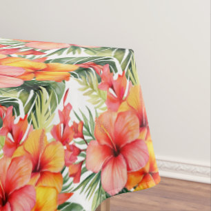Nappe Hibiscus des fleurs tropicales