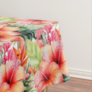 Nappe Hibiscus des fleurs tropicales