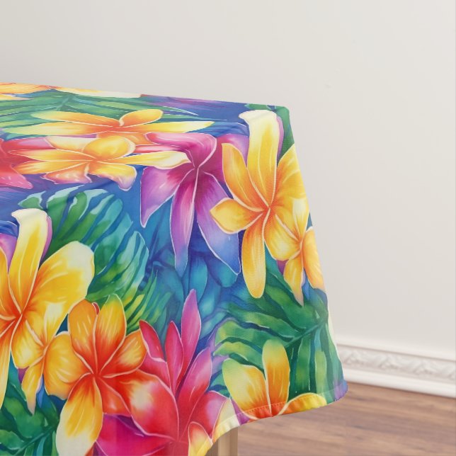 Nappe Hibiscus Floral Hawaïen Coloré  (In Situ)