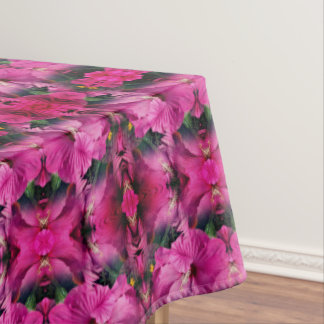 Nappe Hibiscus rose Abstrait