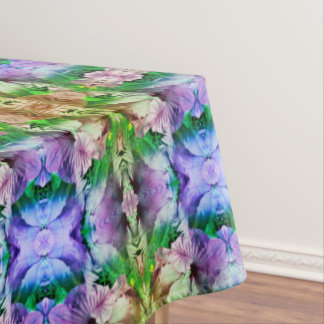 Nappe Hibiscus rose Fleur Abstraite déprimée