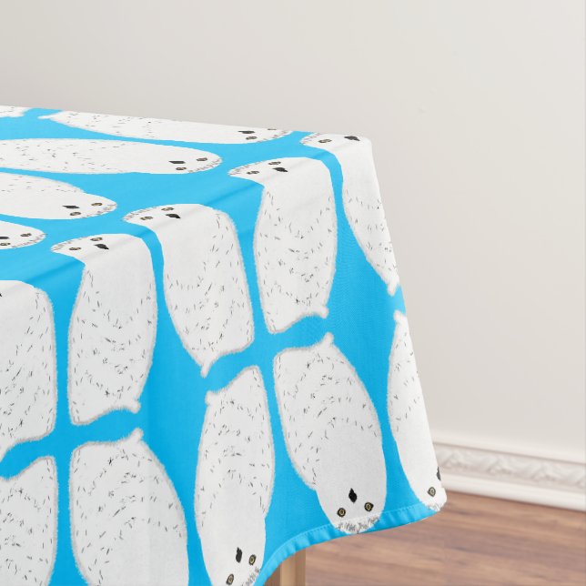 Nappe Hibou des neiges glamour moderne (In Situ)