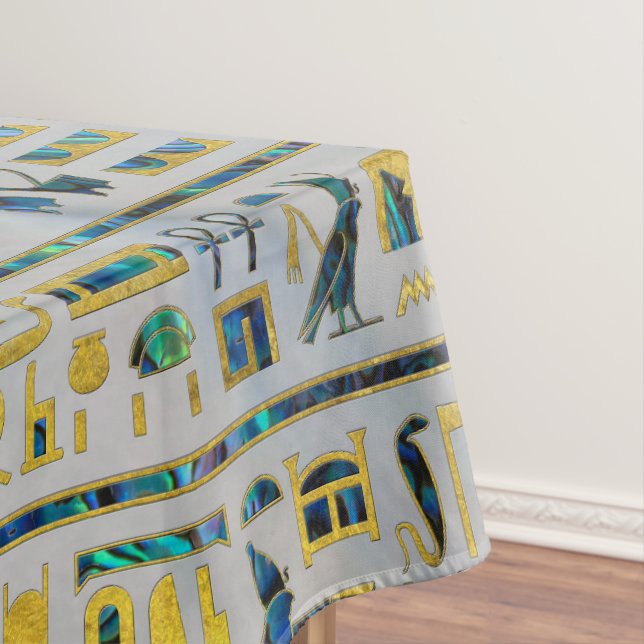 Nappe Hiéroglyphes égyptiens d'or et d'ormeau sur la (In Situ)