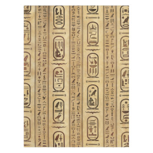Nappe Hiéroglyphes égyptiens Texture Vintage