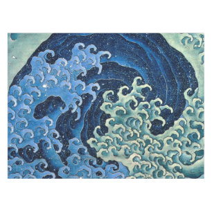 Nappe Hokusai Vague féminine Océan Vintage