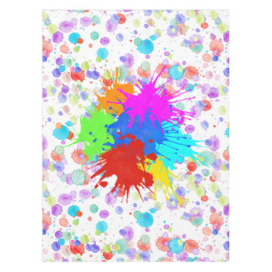 Nappe holiES - Splatter multicolore 1 + votre backgr.