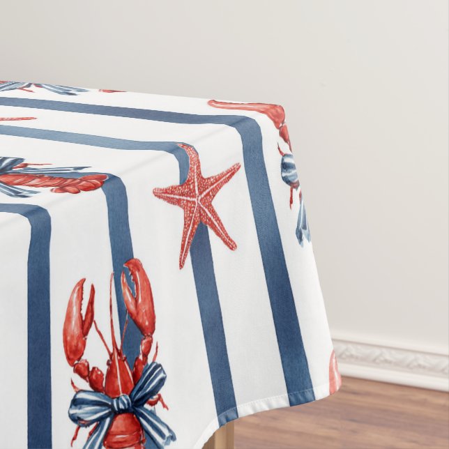 Nappe Homards et étoiles de mer coquettes (In Situ)