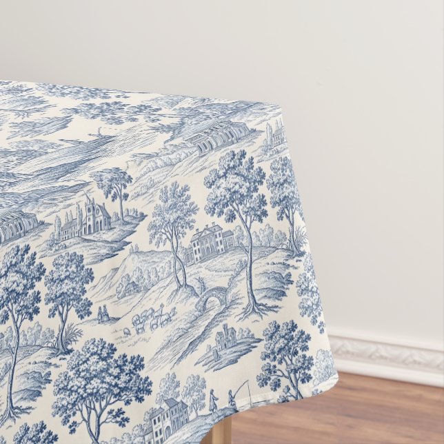 Nappe Homestead Toile Bleu (In Situ)
