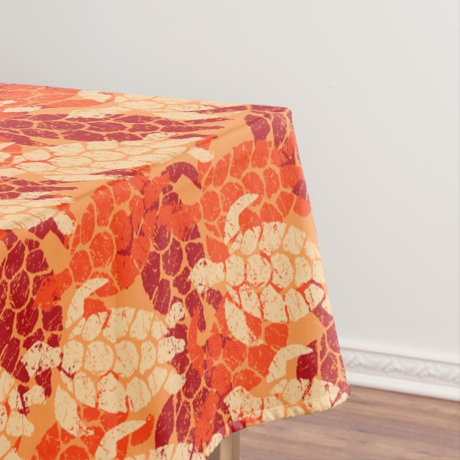 Nappe Honu Sea Turtle Hawaiian Tapa - Papaya (In Situ)