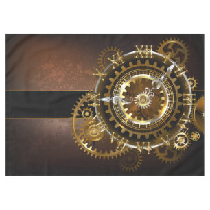 Nappe Horloge Steampunk avec des engrenages anciens