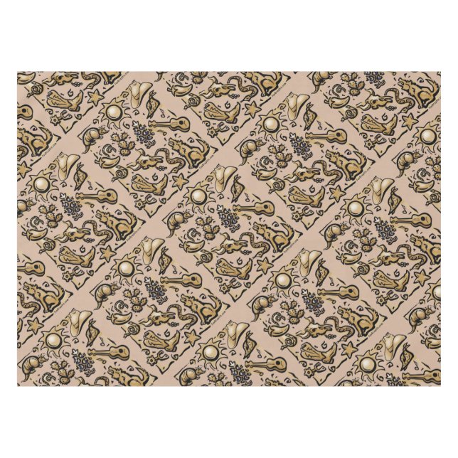 Nappe Icônes du Texas (Devant (Horizontal))