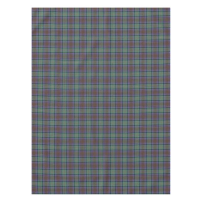 Nappe Île De Skye Tartan Plaid Motif Vert (Devant)