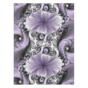 Nappe Illusion de lilas Art floral abstrait fractal Fant