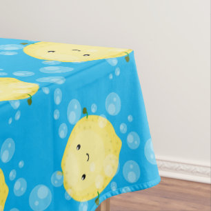 Nappe Illustration de bulles de caricatures de citron mo