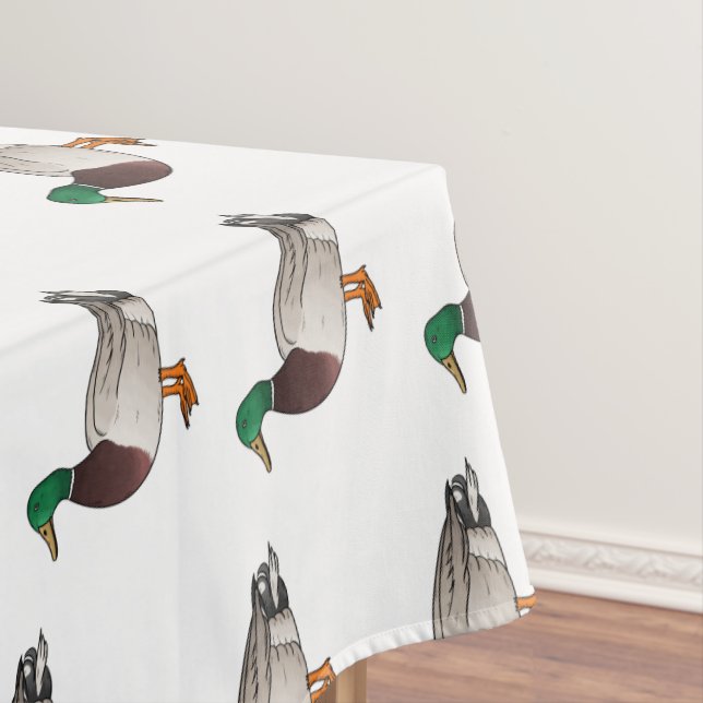 Nappe Illustration de dessin animé de canard colvert  (In Situ)