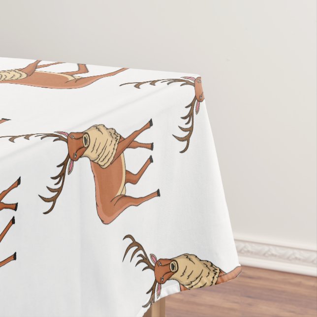 Nappe Illustration de dessin animé de renne  (In Situ)