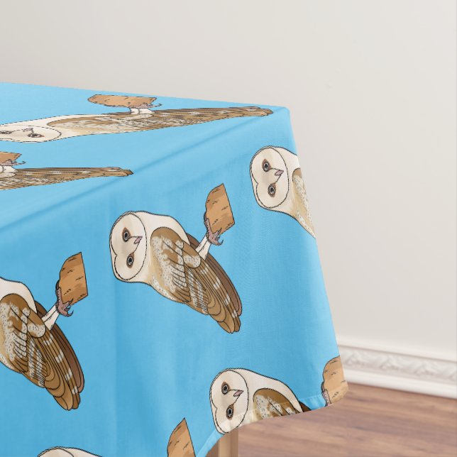 Nappe Illustration de dessin animé d'oiseau chouette eff (In Situ)