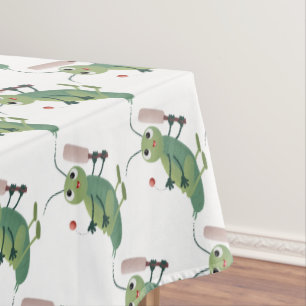 Nappe Illustration de dessin animé d'un insecte criquet