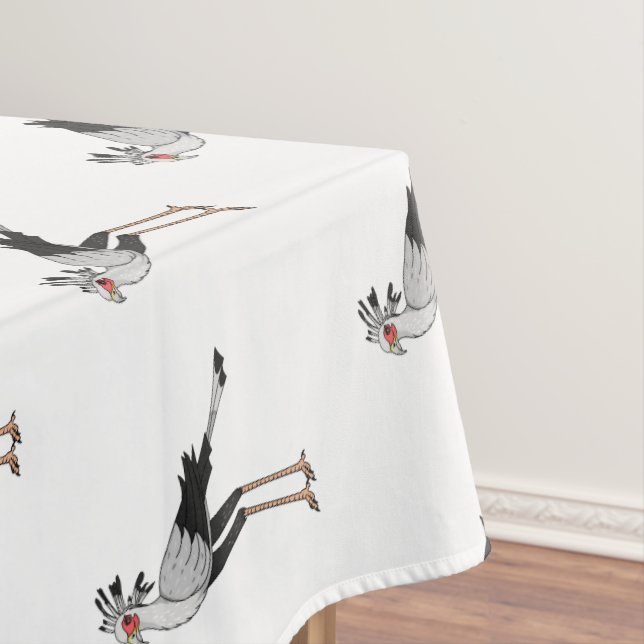 Nappe Illustration de dessin du secrétaire pour oiseaux (In Situ)