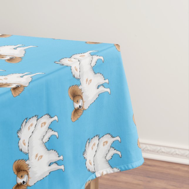 Nappe Illustration de dessin pour chien de Papillon (In Situ)