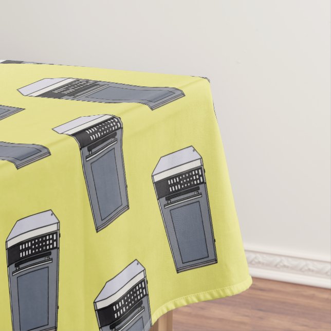 Nappe Illustration de dessin sur micro-ondes (In Situ)