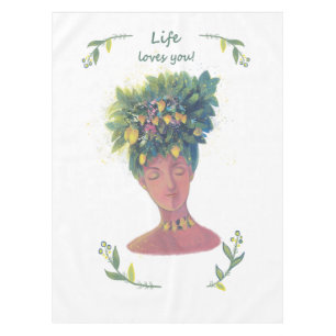 Nappe Illustration de fruits de Saint Valentin