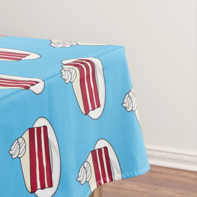 Nappe Illustration de gâteau en velours rouge (In Situ)