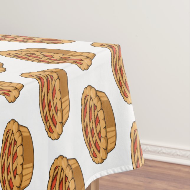Nappe Illustration de la caricature à tarte (In Situ)