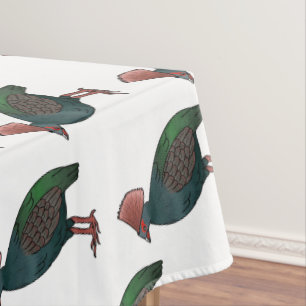 Nappe Illustration de la caricature d'oiseau perdrix en