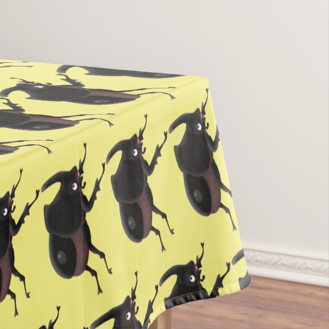 Nappe Illustration de la caricature du dendroctone du rh (In Situ)