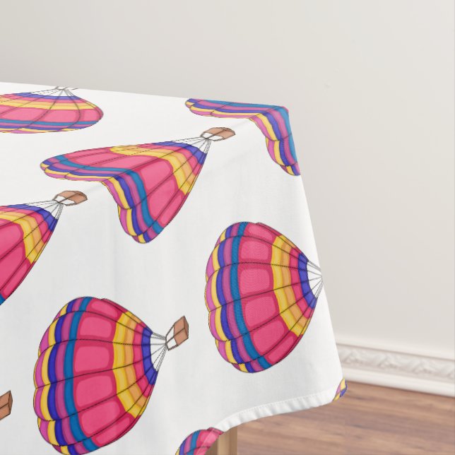 Nappe Illustration de la montgolfière (In Situ)