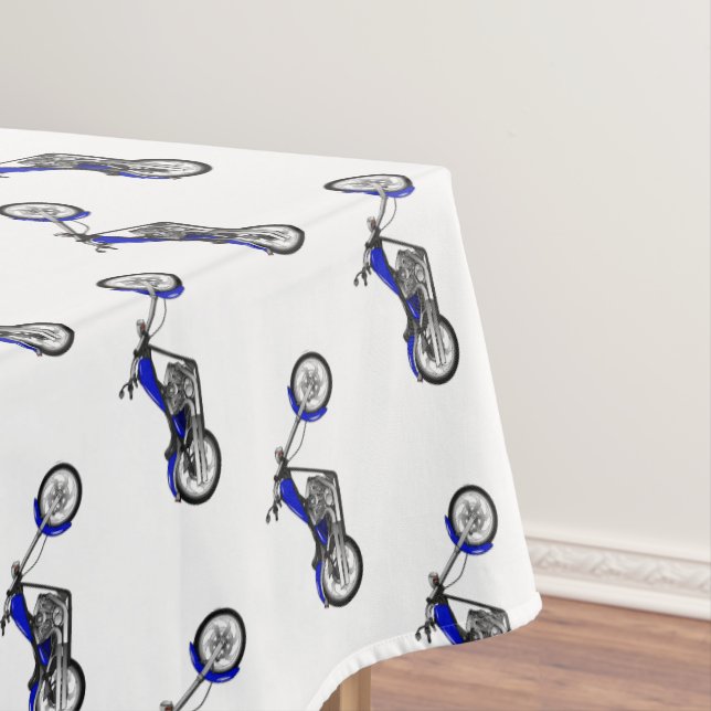 Nappe Illustration de la moto à hélico (In Situ)