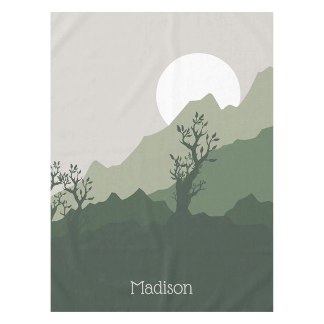 Nappe Illustration de la nature de nom personnalisé (Devant)