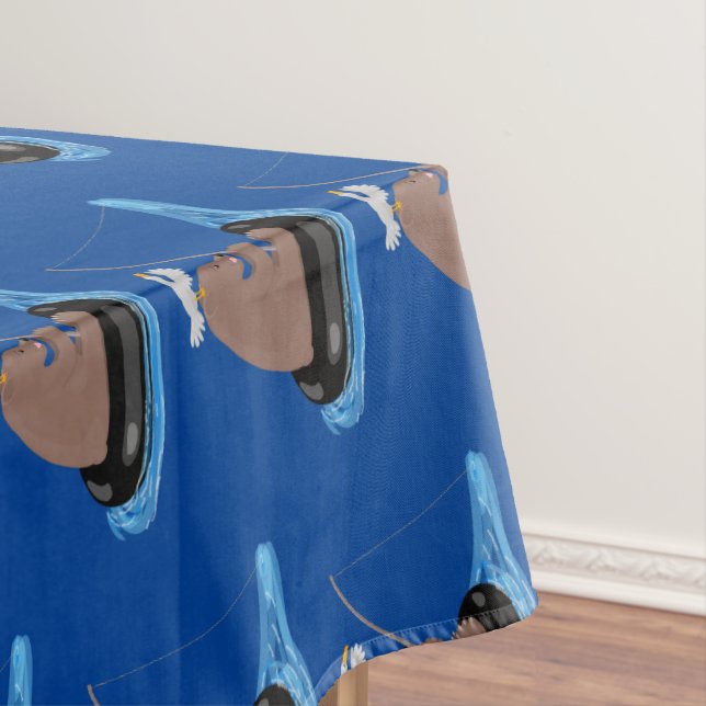 Nappe Illustration de la pêche de l'ourson mou (In Situ)