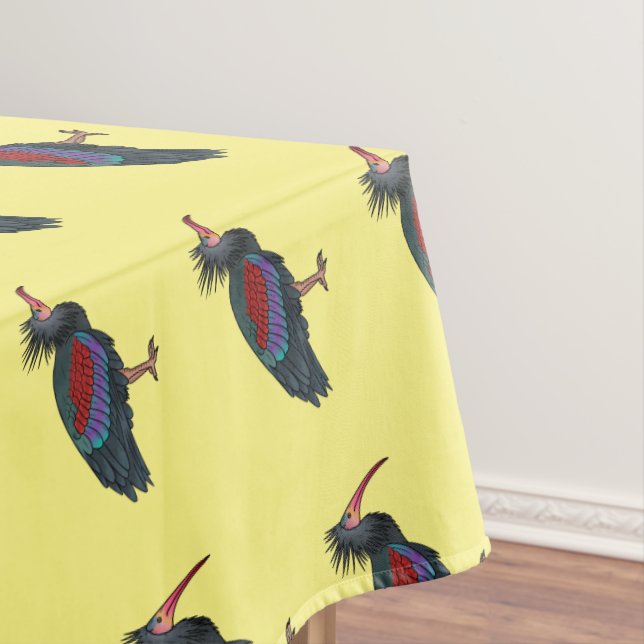 Nappe Illustration de l'ibis à chauve-souris du nord (In Situ)