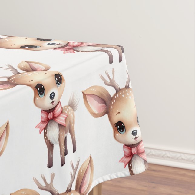 Nappe Illustration de motif de bébé cerf mignon en dessi (In Situ)
