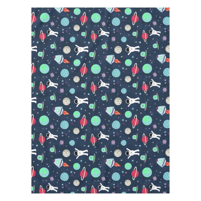 Nappe illustration de motif spatial (Devant)