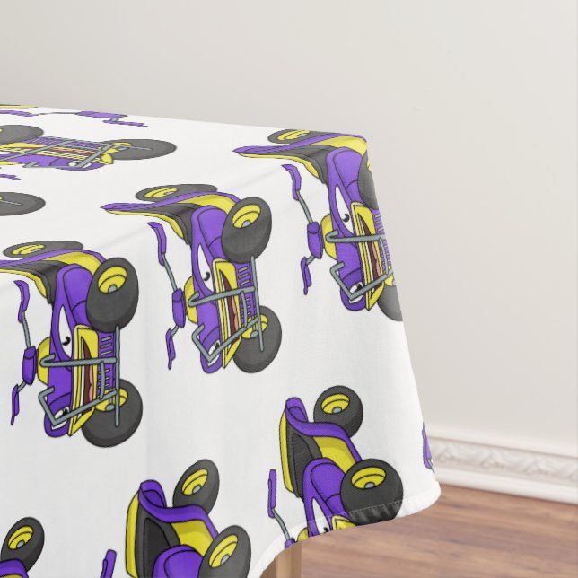 Nappe Illustration de moto Purple Quad (In Situ)