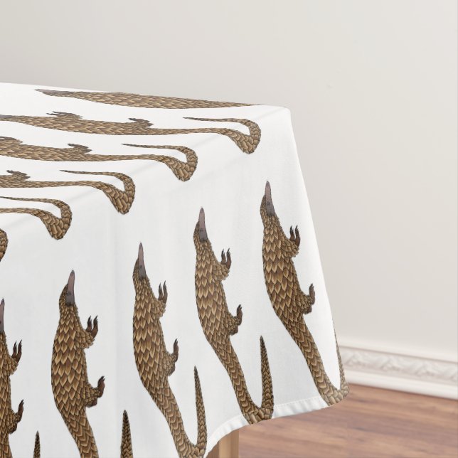 Nappe Illustration de pangolin à queue longue (In Situ)
